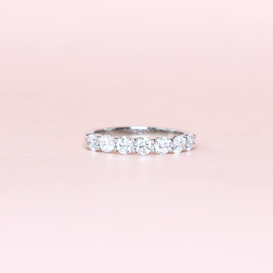 .70cts 7-stone Round cut lab-grown ring