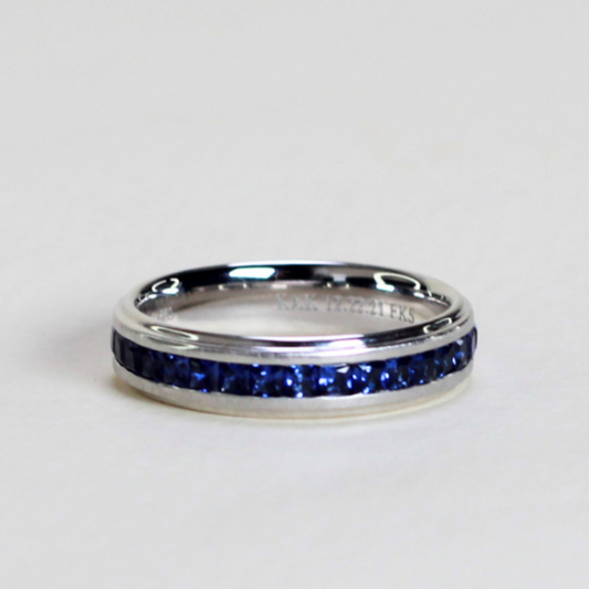 1.79cts Sapphire Full eternity ring