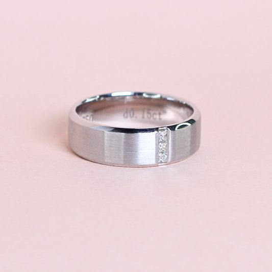 .15cts Beveled Male ring