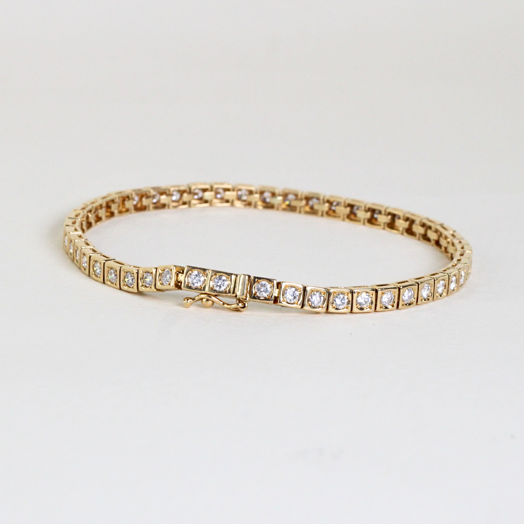 2cts Round cut Tennis bracelet