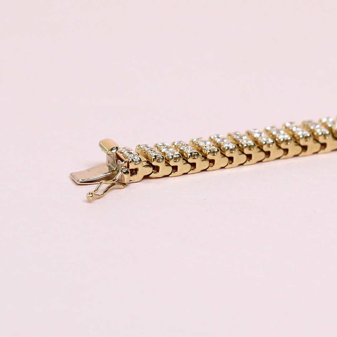 3cts Round cut Tennis bracelet