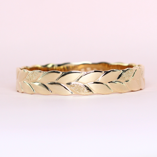 10mm Leaf Bangle