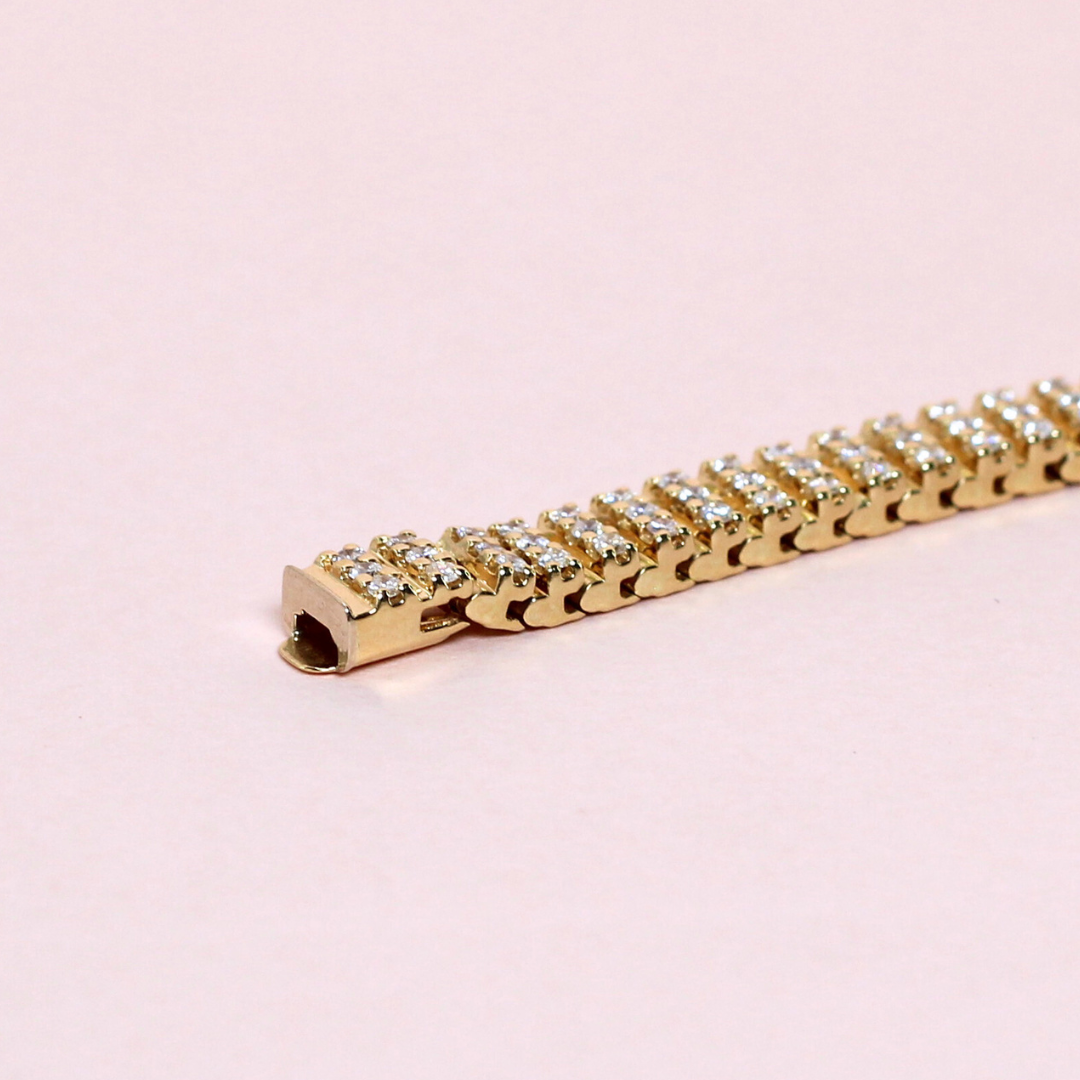 3cts Round cut Tennis bracelet