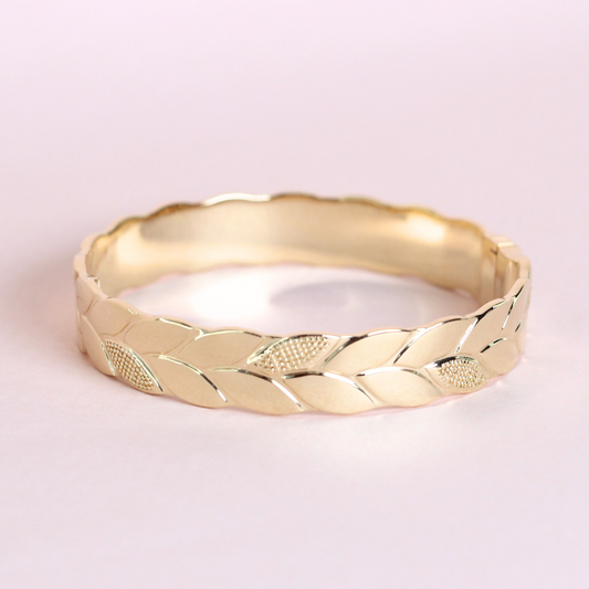 10mm Leaf Bangle