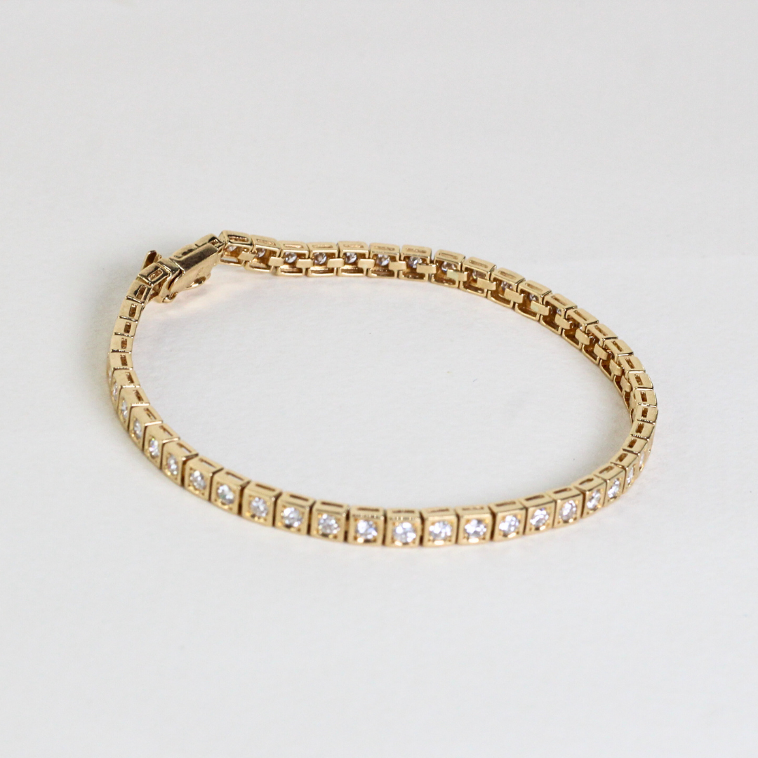2cts Round cut Tennis bracelet