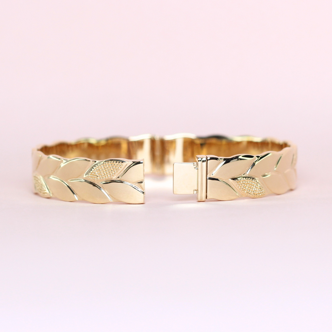 10mm Leaf Bangle