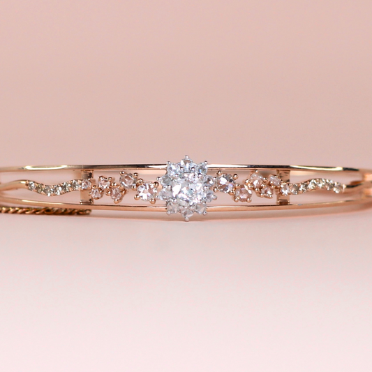 1cts Flower bangle