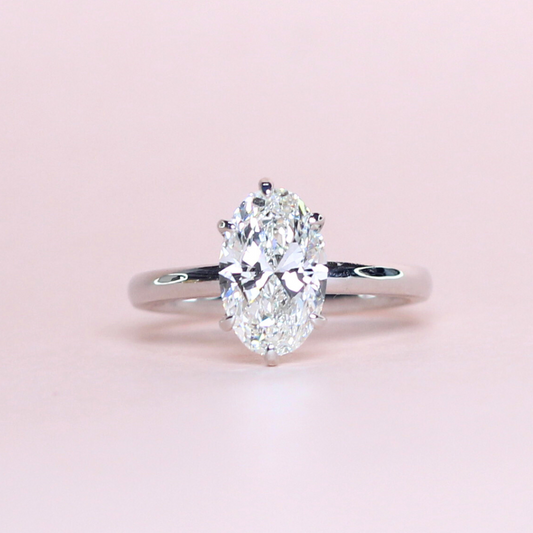 1.71ct Oval cut Solitaire ring