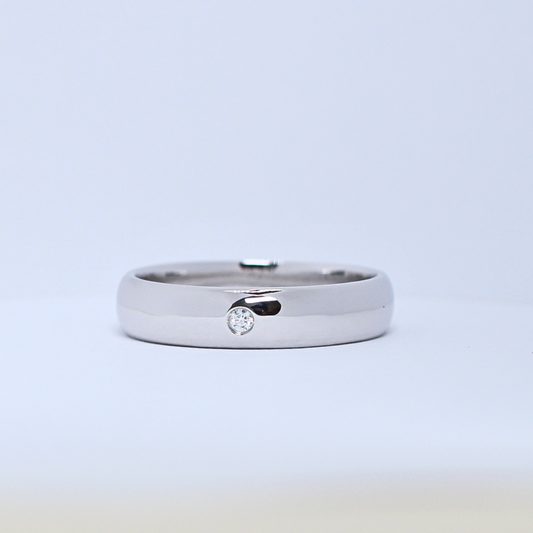 .03ct 5mm Solo stone Male ring