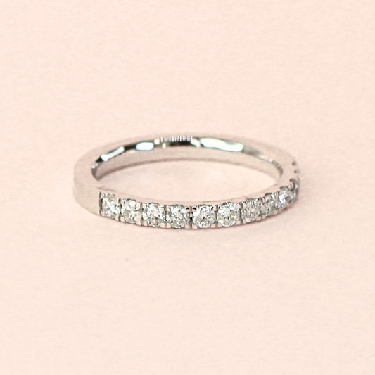 .45cts Half eternity Pave band