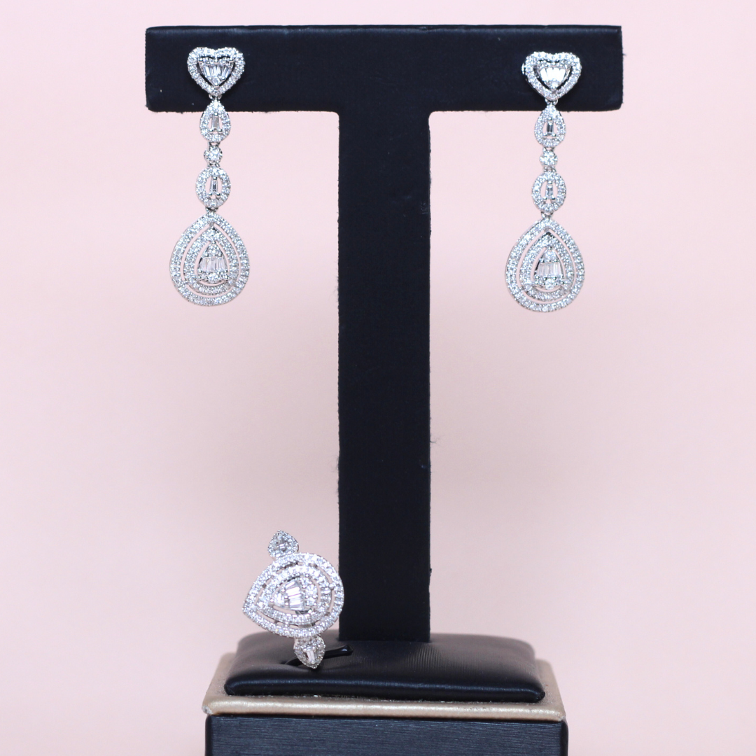 2cts Multi-shape Illusion  Dangling set