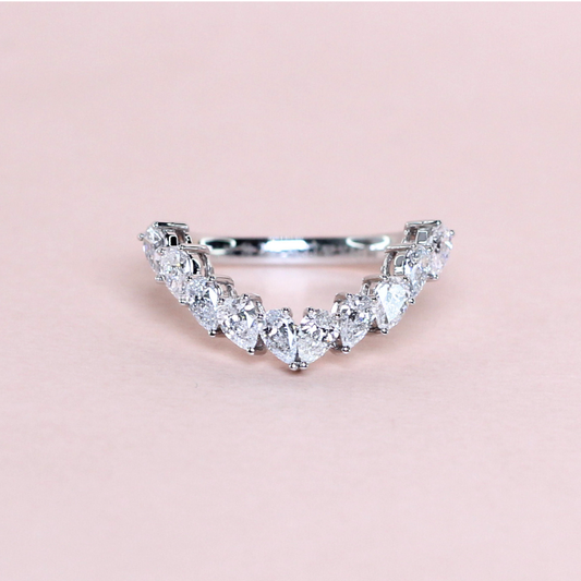 1.20cts Pear cut Modified ring