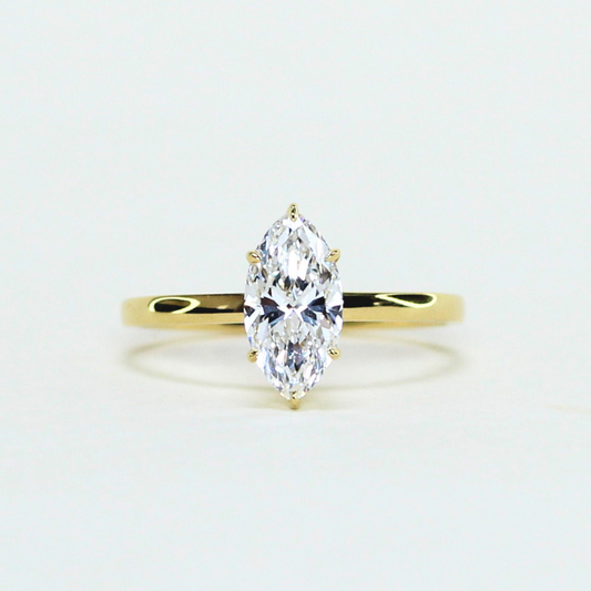 1ct Marquise Solitaire Lab-grown ring