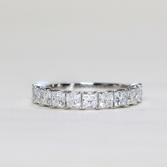 1.97cts 11-stone Princess cut Lab-grown ring