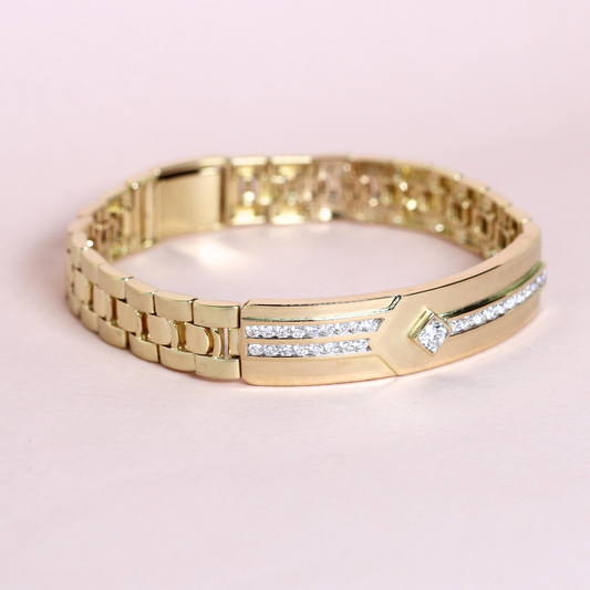 1.52cts Round cut Link bracelet