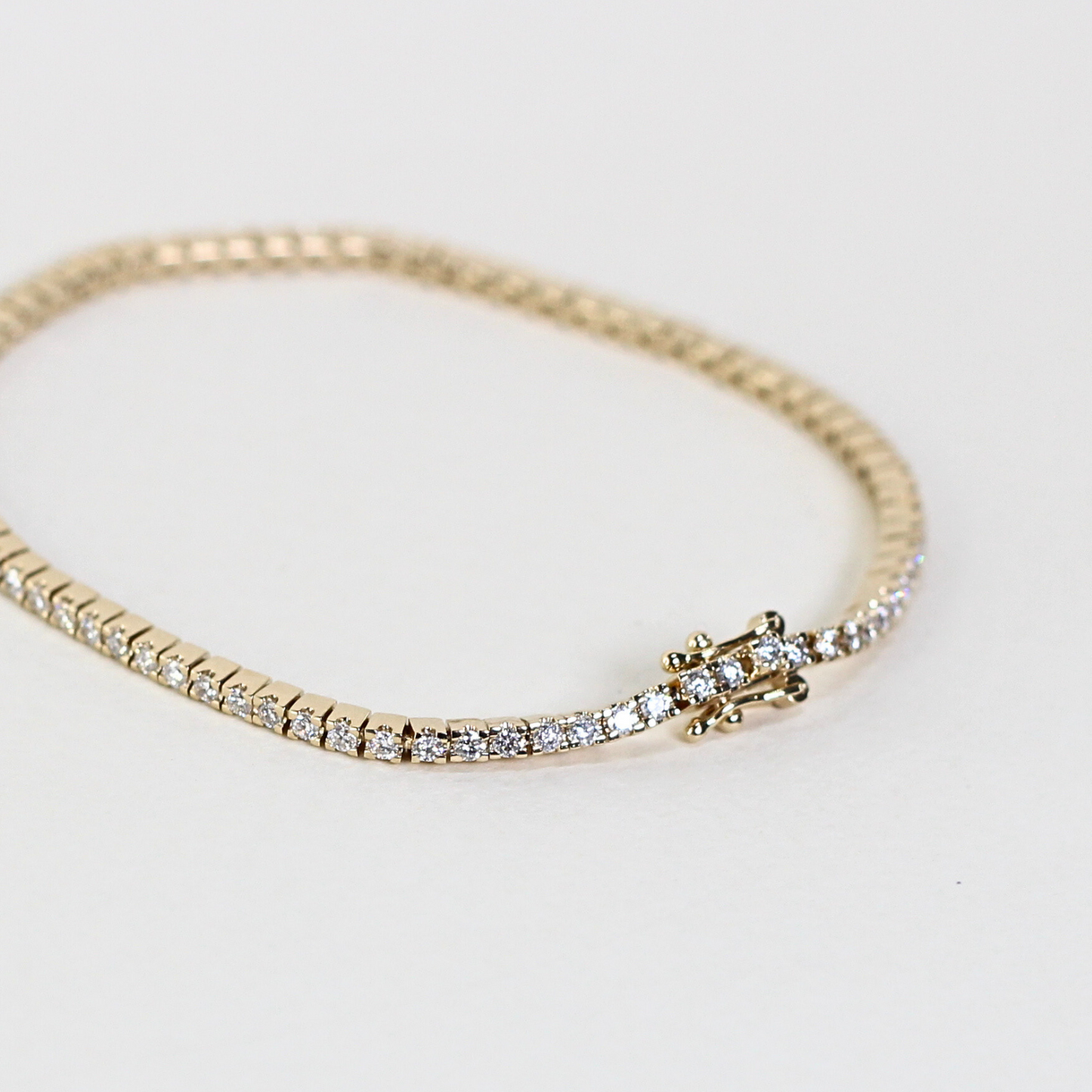 1.11cts Round cut Tennis bracelet