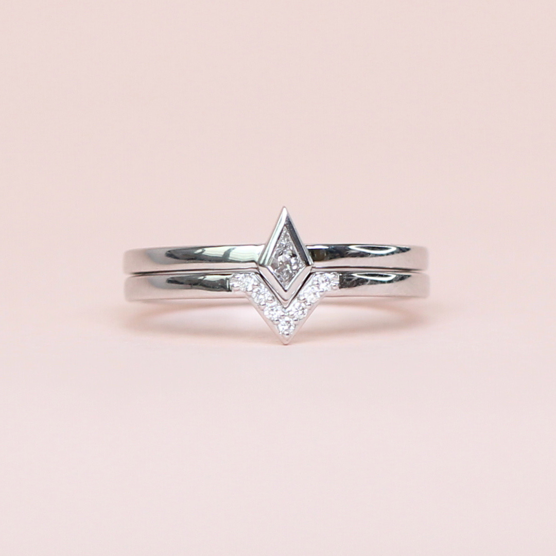 .10cts Stackable rings