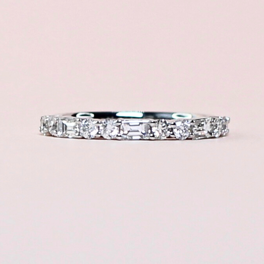 .45cts Baguette and Round diamond ring