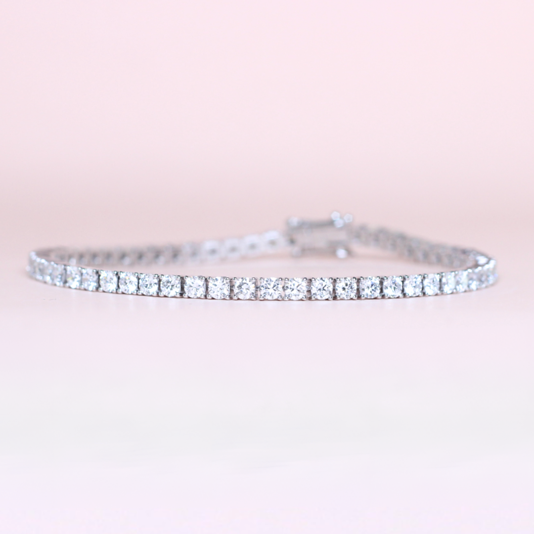 7cts Round cut Tennis bracelet