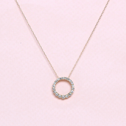 .50cts Graduating Donut necklace