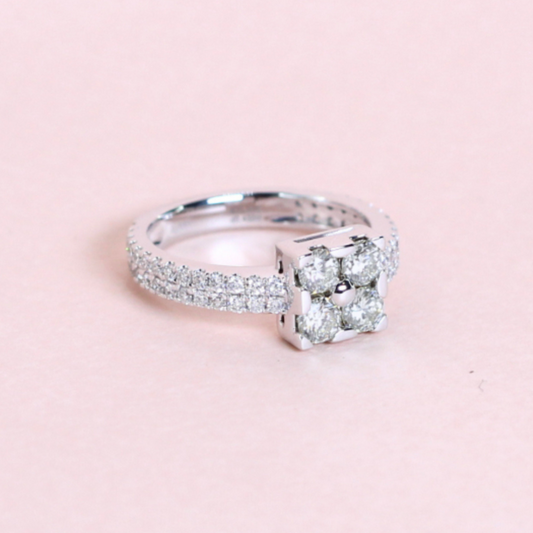 .93cts 4-Stone Statement ring