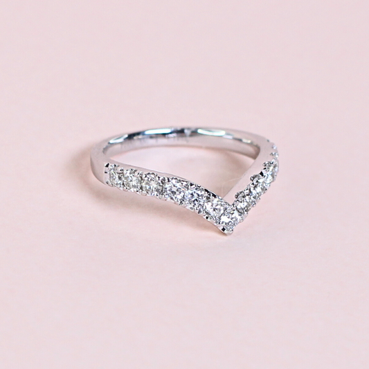 .53cts Deep V Diamond ring