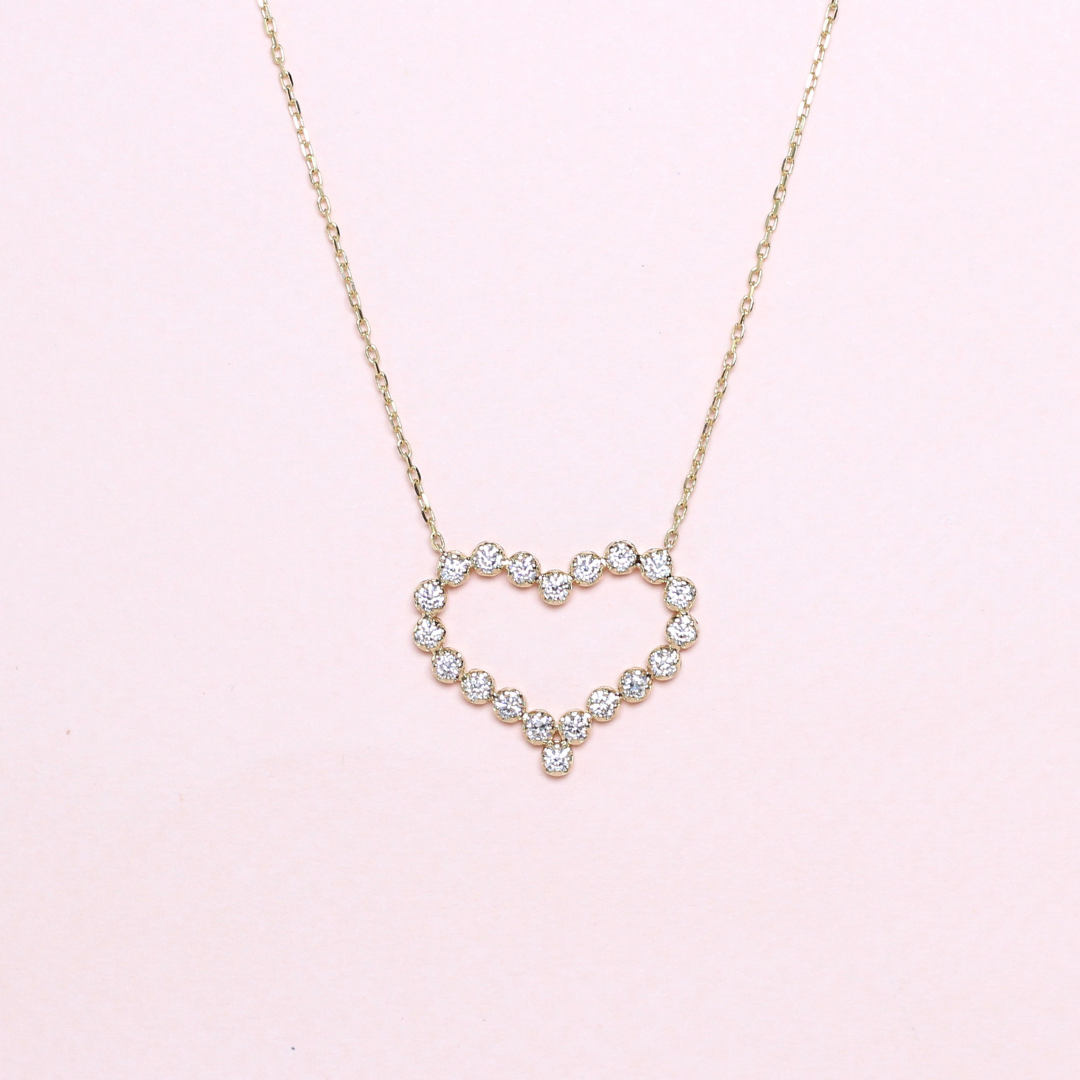 .90ct Heart necklace