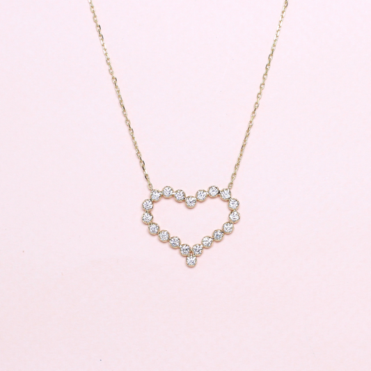 .90ct Heart necklace