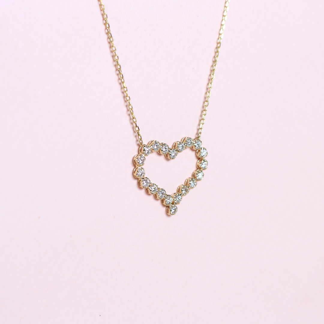 .90ct Heart necklace