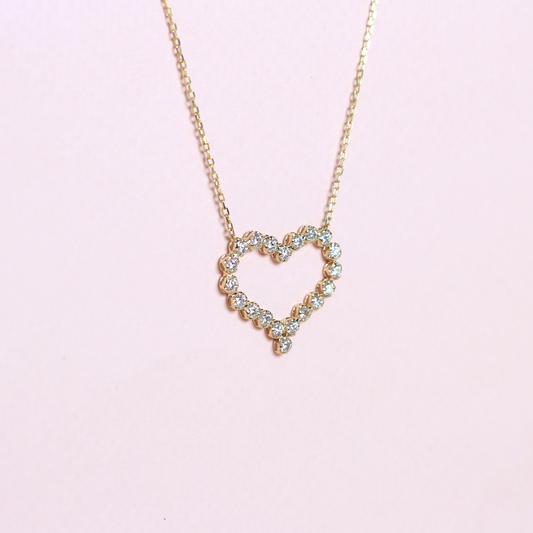 .90ct Heart necklace