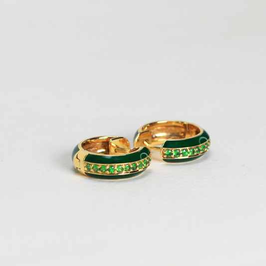 .31ct Tsavorite earring