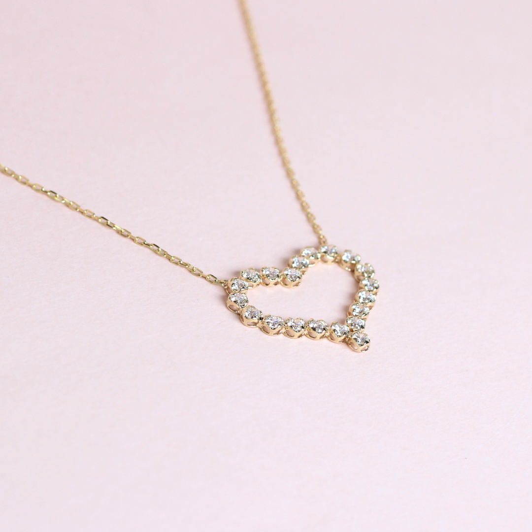 .90ct Heart necklace
