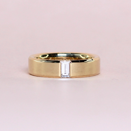 .30ct Emerald cut Male ring