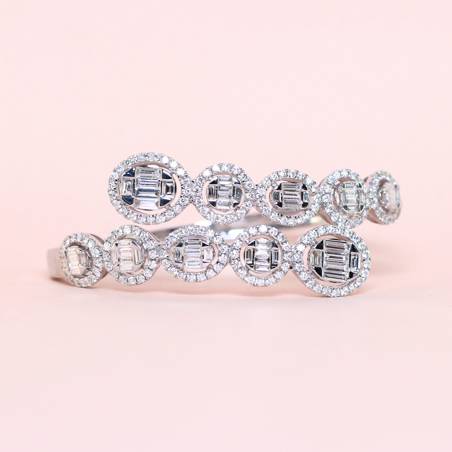3.21cts Multi-shape Illusion bangle