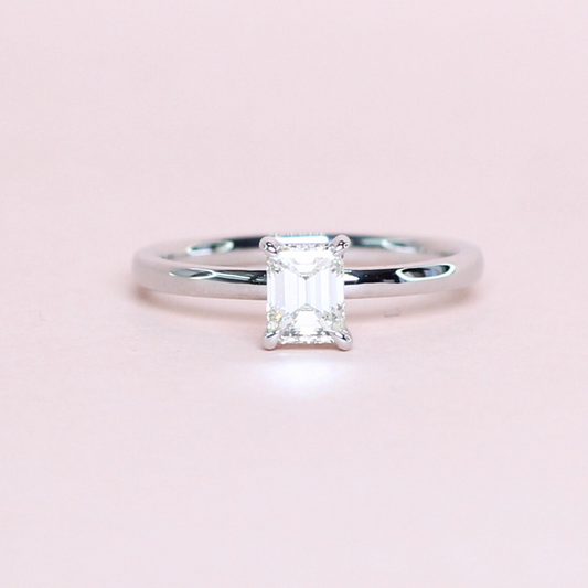 .50ct Emerald cut Solitaire ring