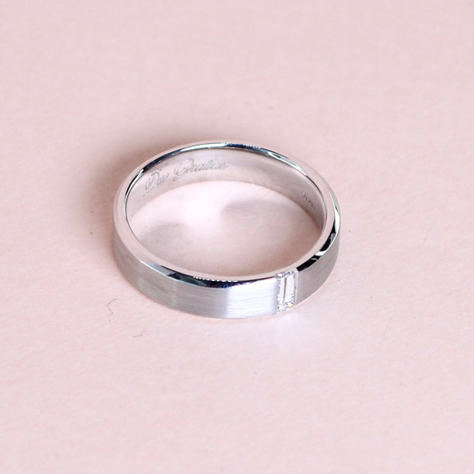.20ct Emerald cut Lab-grown Male ring