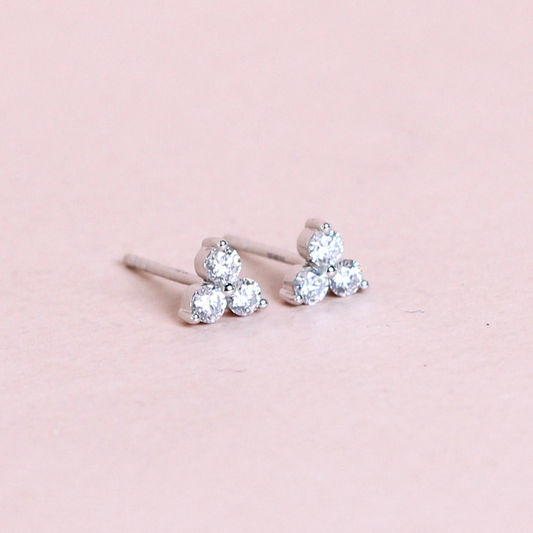 .30cts Trilogy Stud earrings