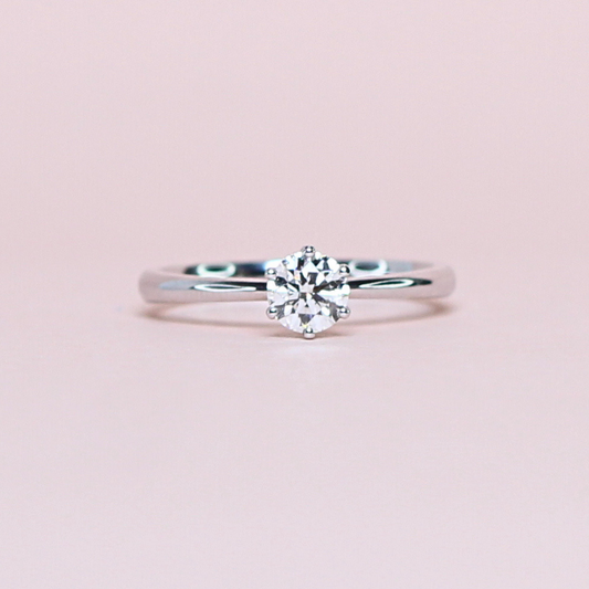 .35ct Round cut Solitaire ring