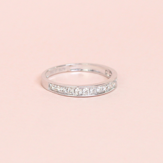 .32cts Round cut Half Eternity ring