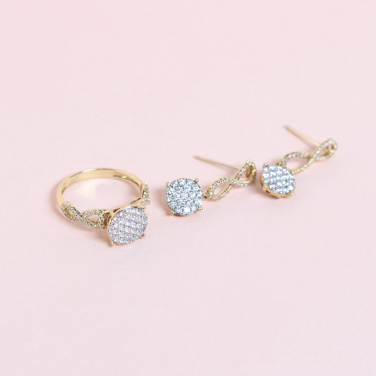 1.50cts Round Infinity Illusion set