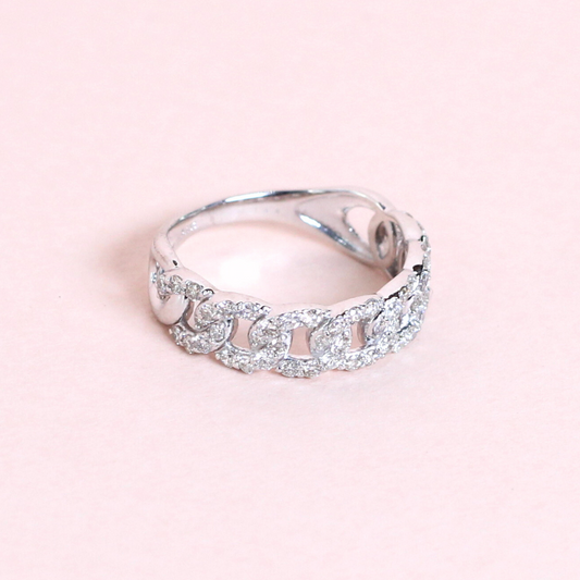 .44cts Chain statement ring