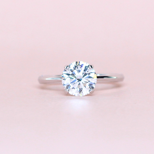 1.80ct Round cut Solitaire ring