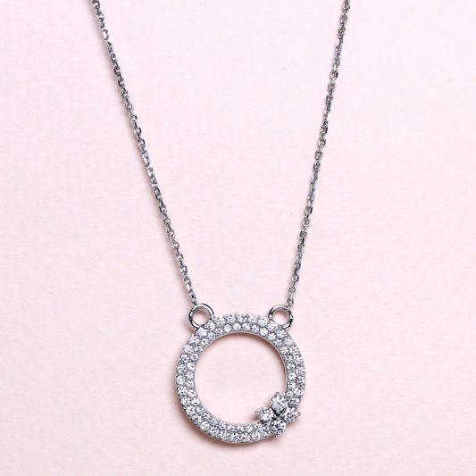 .65cts Lab-grown Wreath necklace