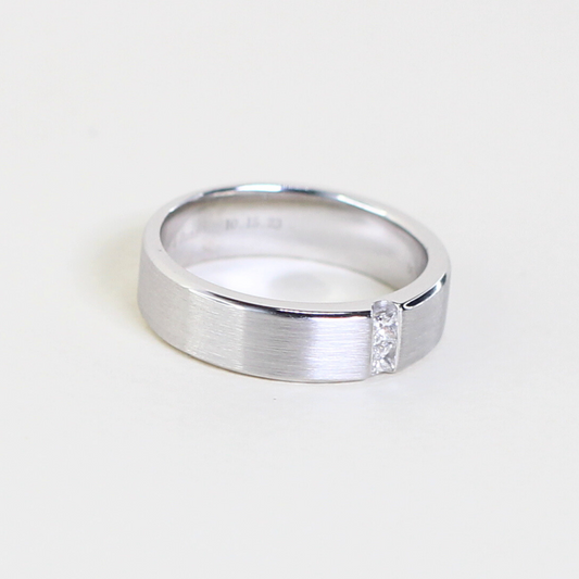 .10cts Princess cut Male ring