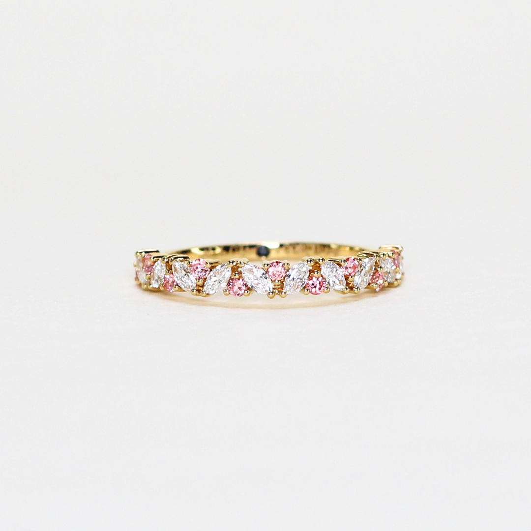 .705cts Half eternity Lab-grown Pavé ring