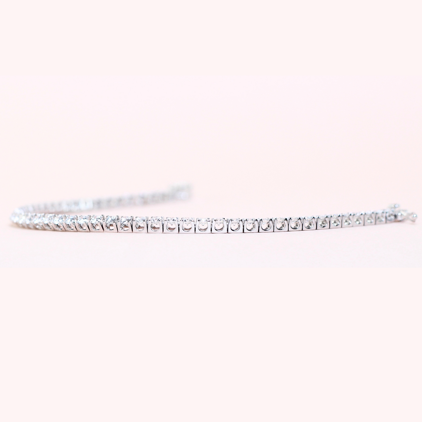 4.30cts Round cut Tennis bracelet