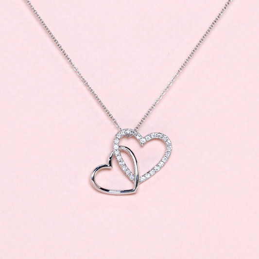 .38cts Heart necklace
