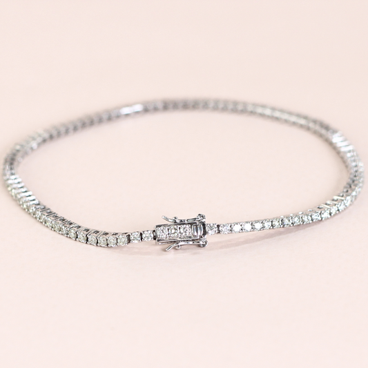 1.99cts Round cut Tennis bracelet
