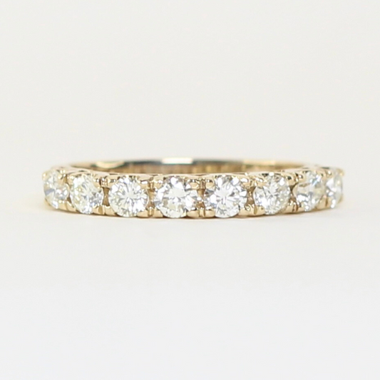 .80cts Half Eternity Diamond ring