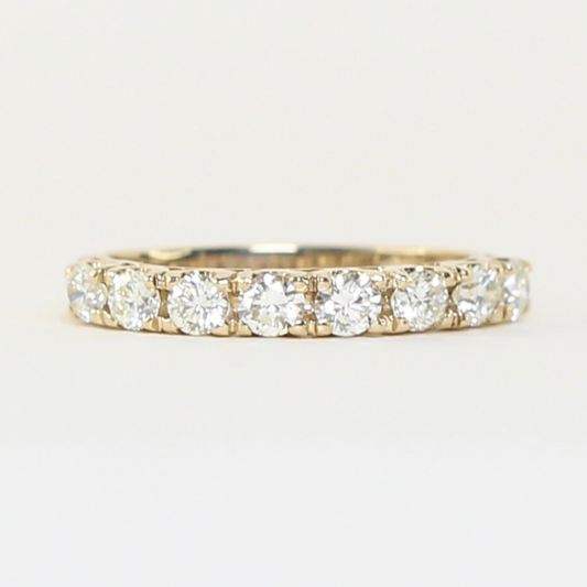 .80cts 8-stone Round cut ring